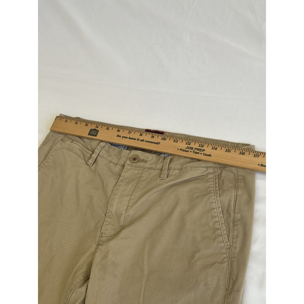 UNTUCKit Men's Straight Fit Chino Pants 33x30 Khaki Tan Stretch Cotton EUC - Picture 4 of 8